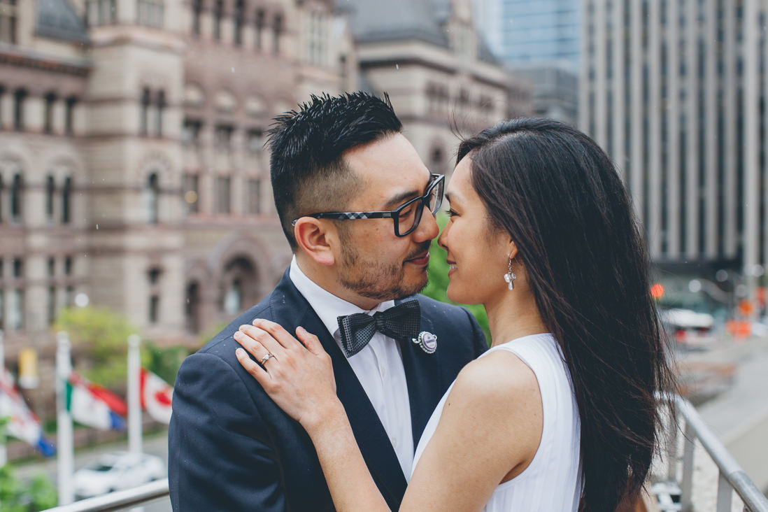 Bride & Groom portraits | Toronto City Hall Wedding | EIGHTYFIFTH STREET PHOTOGRAPHY