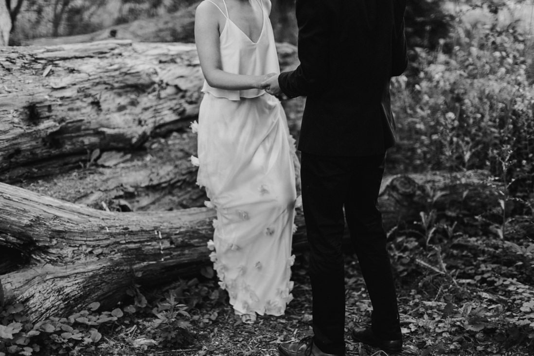 black & white bride & groom portrait | eightyfifth street photography