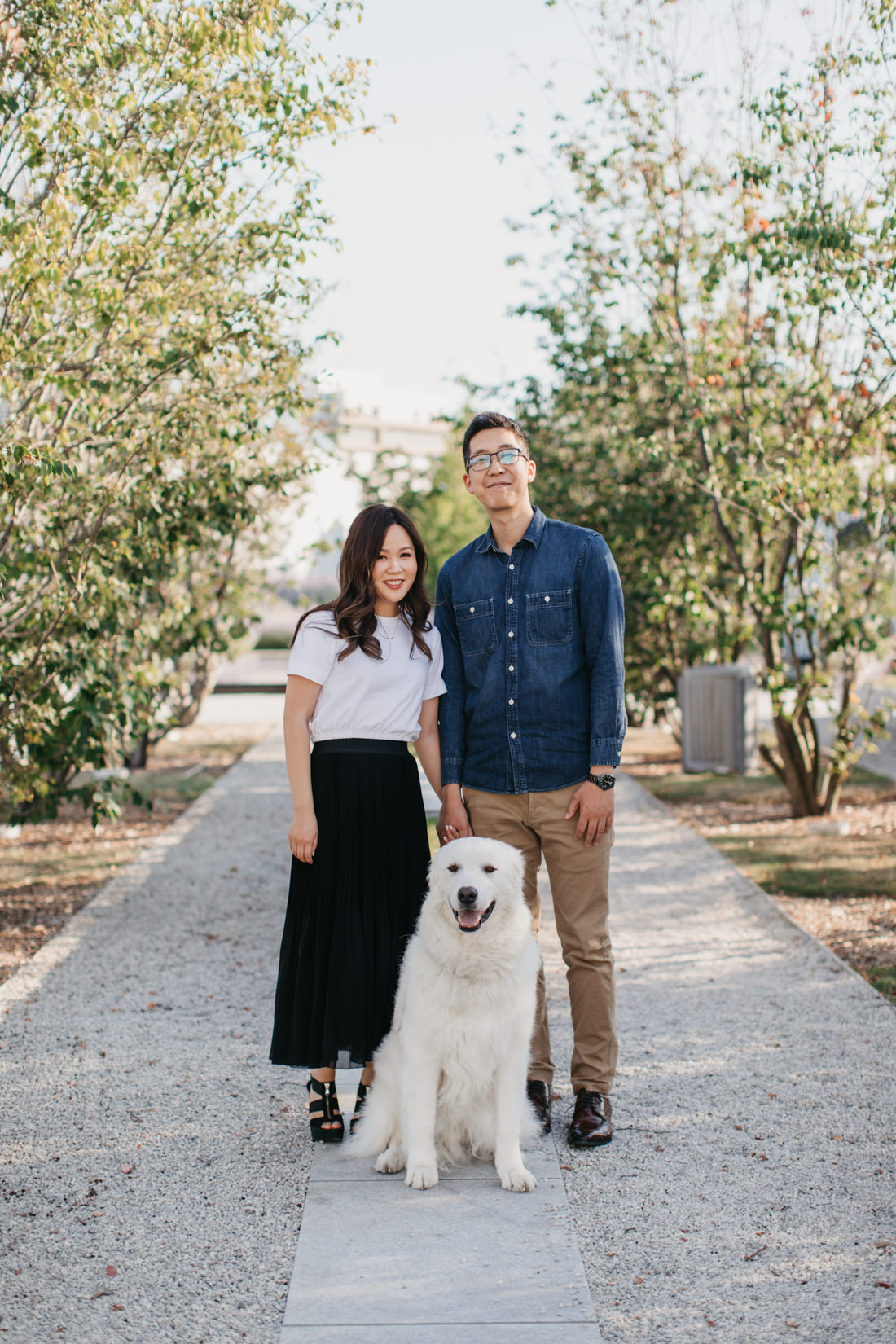 Engagement Photos with pet dog | Toronto Wedding Photographer | EightyFifth Street Photography