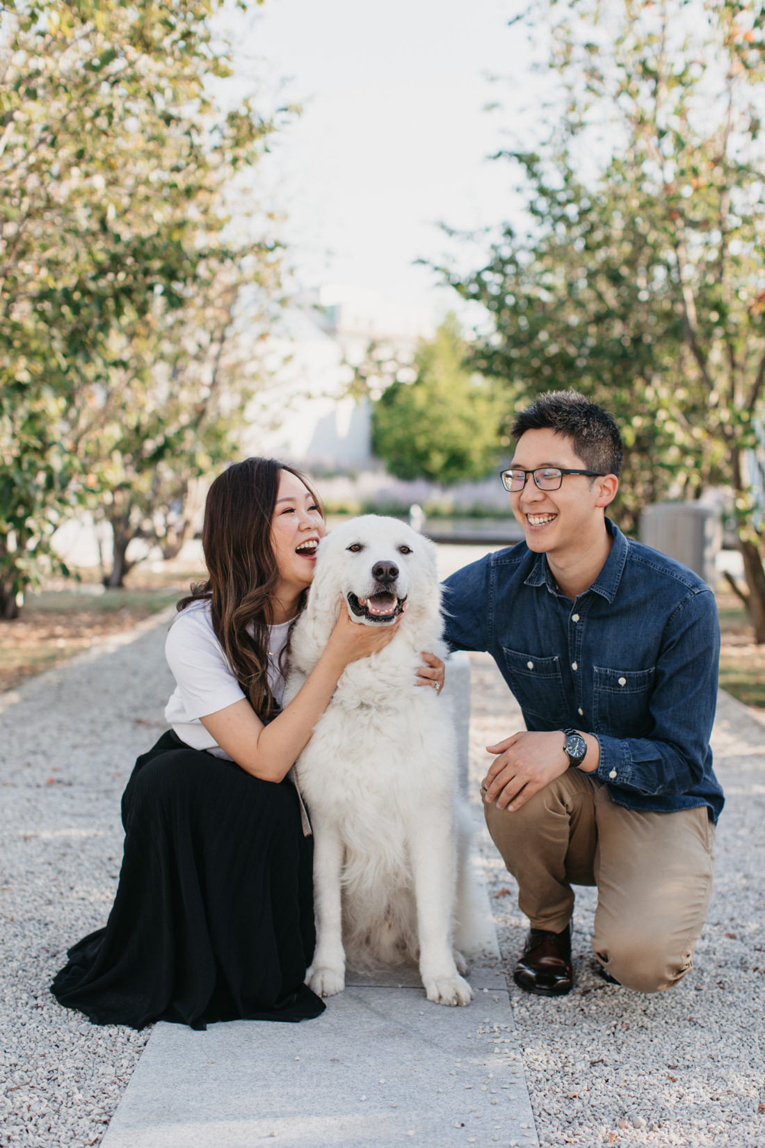 Engagement Photos with pet dog | Toronto Wedding Photographer | EightyFifth Street Photography