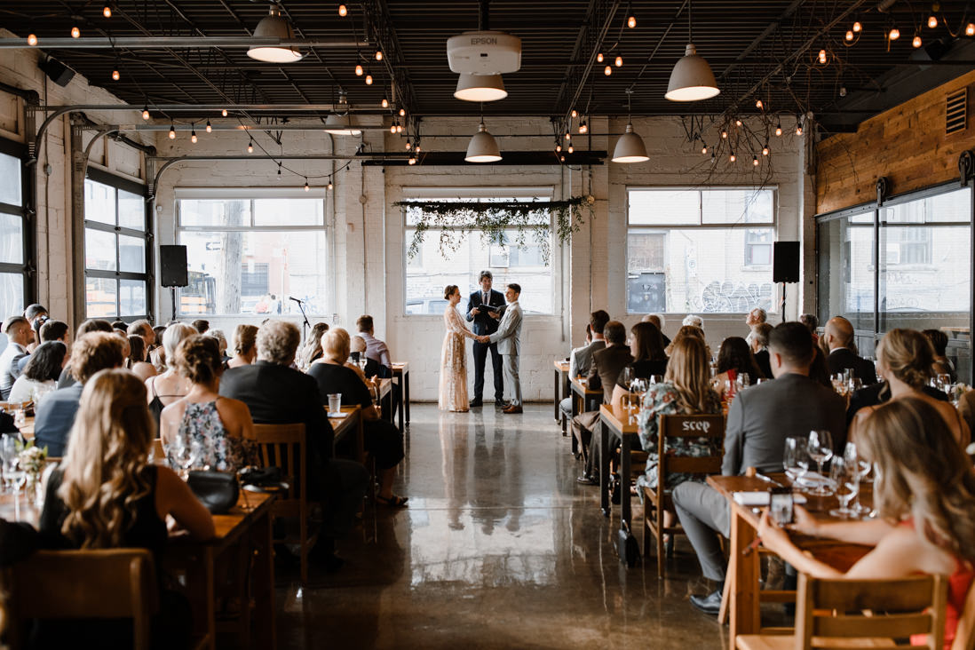 Propeller Coffee Co Wedding ceremony Toronto_EightyFifth Street Photography