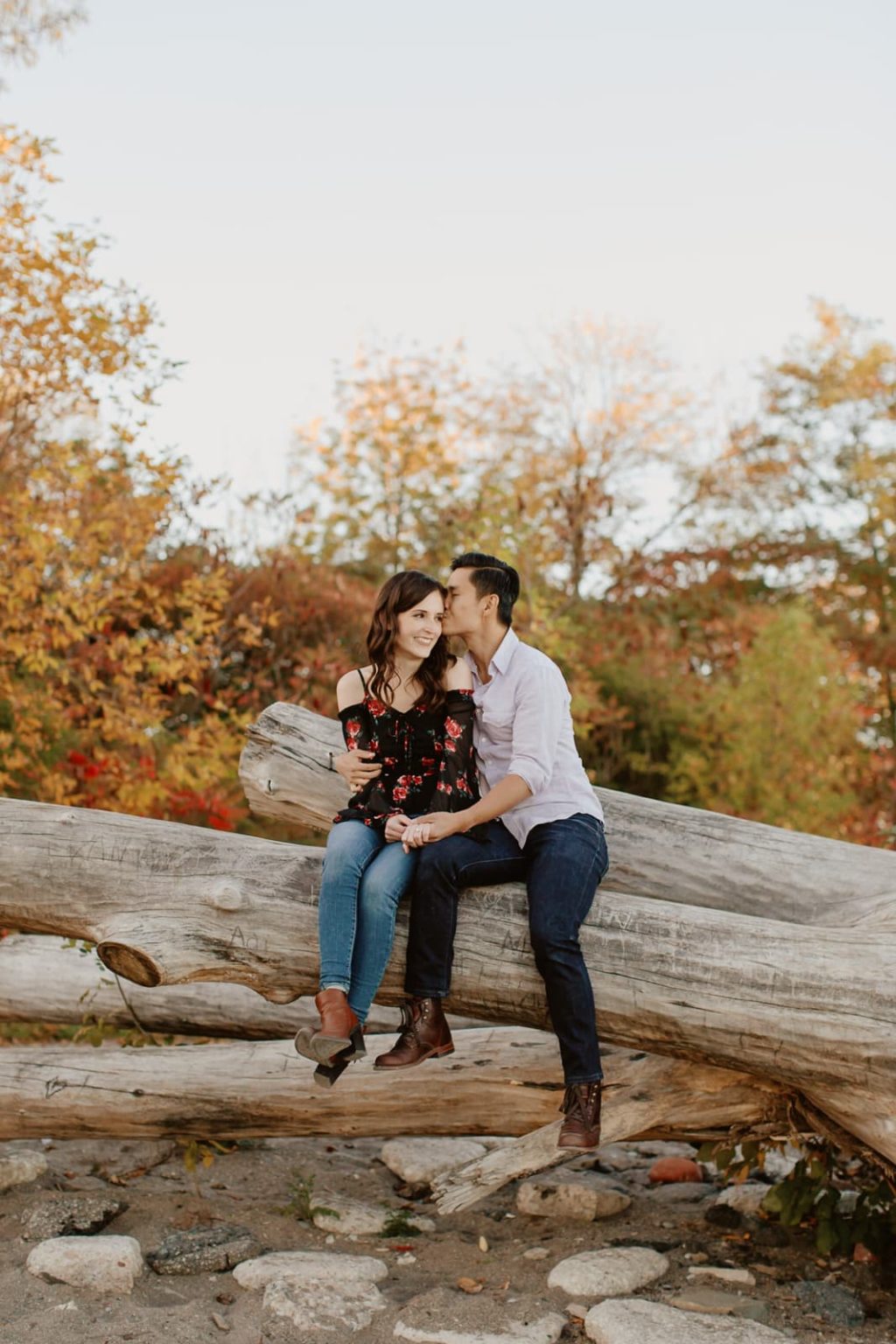 fall humber bay park engagement EightyFifthStreetPhotography