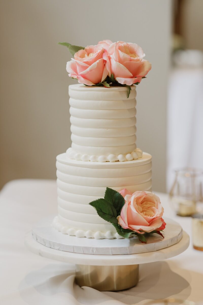 la rocca bakery 2 tier wedding cake, guild inn estate wedding toronto